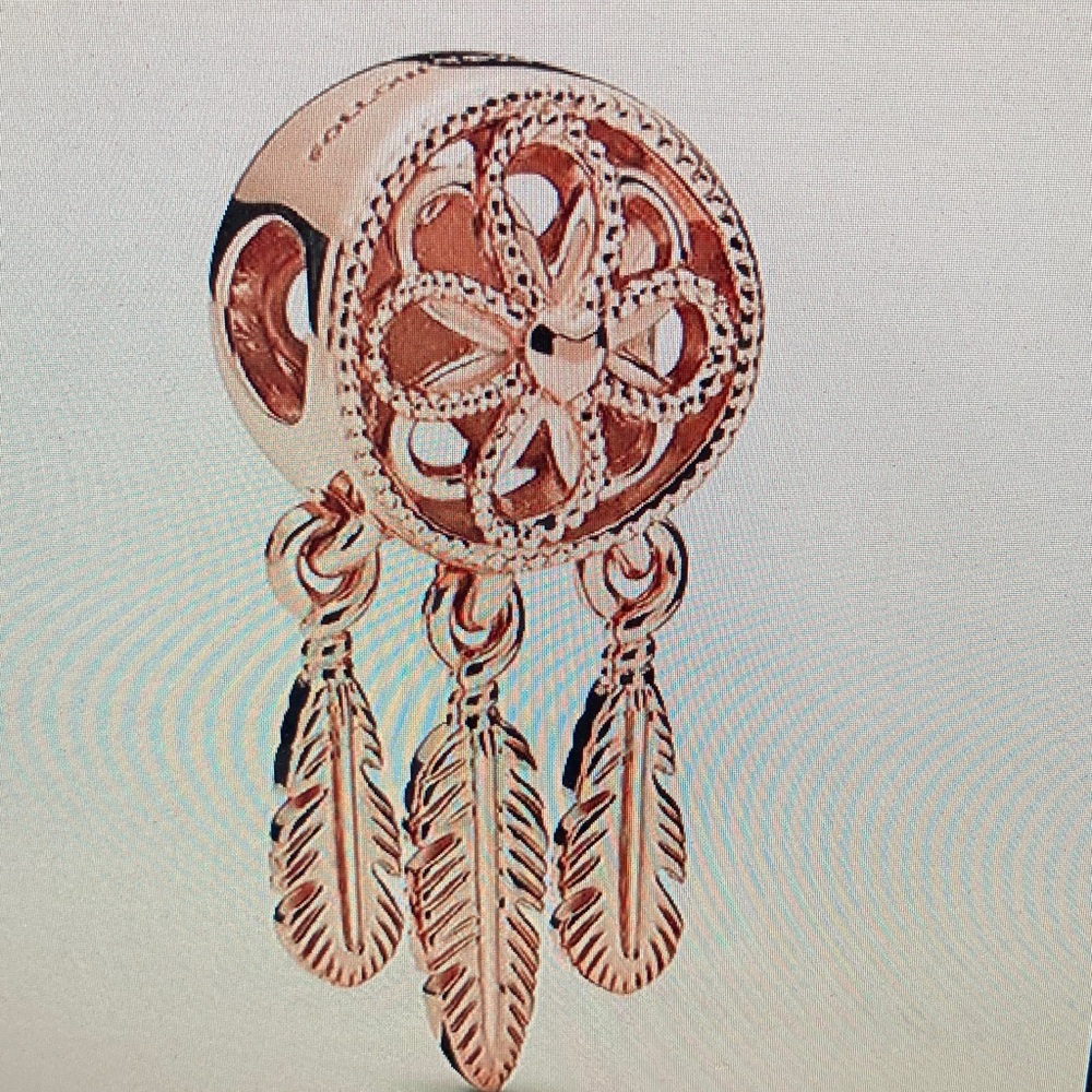 Pandora Rose Gold Dreamcatcher Brooch